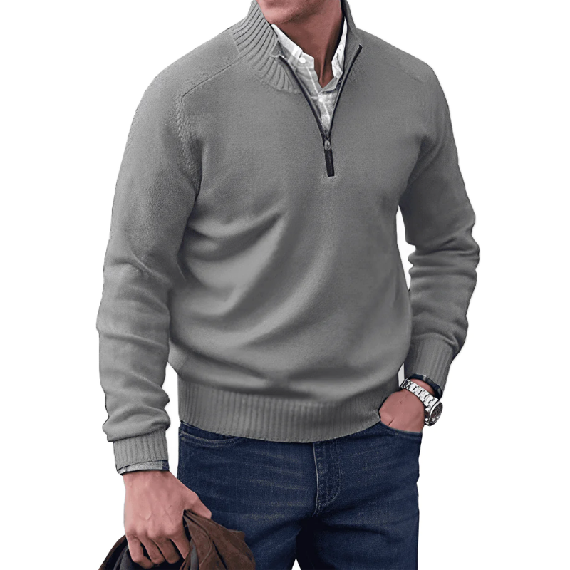 Frederik™ | Pullover Elegance Lynlås